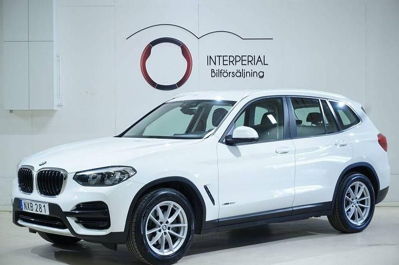 Begagnad BMW X3 Sport Line 184 HK (135 kW) 2018 Vit SUV