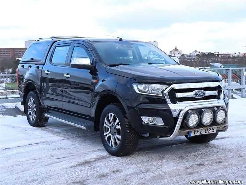 Svart Begagnad 2016 Ford Ranger Pickup | 214 900 kr (Lite dyr) - Bild 1/4