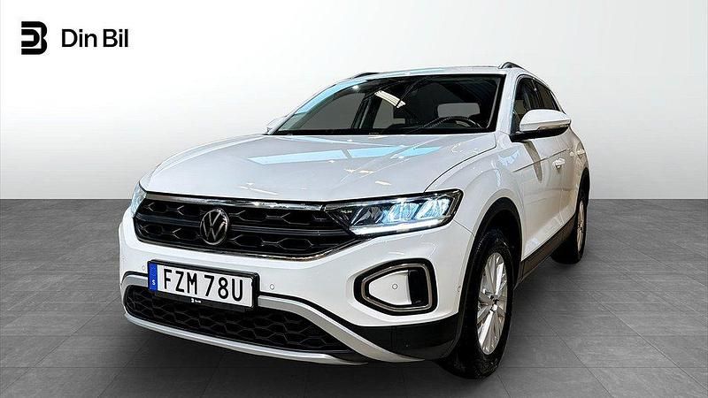 Vit Begagnad 2022 VW T-Roc Life SUV | 259 900 kr (Marknadspris) - Bild 1/4