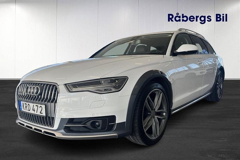 Vit Begagnad 2017 Audi A6 Allroad Sport Kombi | 269 800 kr (Marknadspris) - Bild 1/4