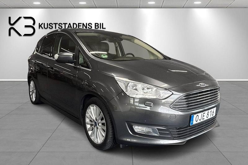 Grå Begagnad 2017 Ford C-MAX Titanium Minibuss | 94 900 kr - Bild 1/4