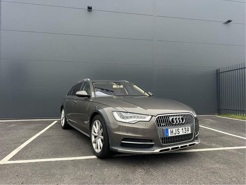 Grå Begagnad 2014 Audi A6 Allroad Kombi | 109 900 kr (Dyr) - Bild 1/4