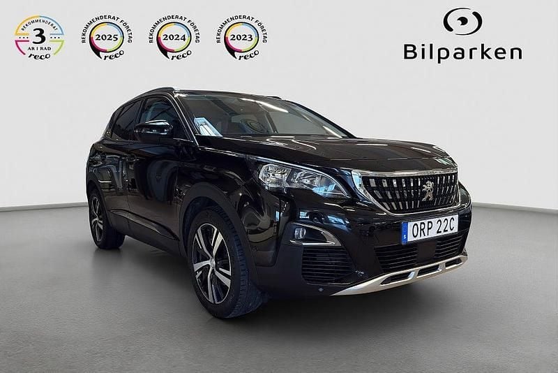 Svart Begagnad 2019 Peugeot 3008 Allure SUV | 169 990 kr (Marknadspris) - Bild 1/4