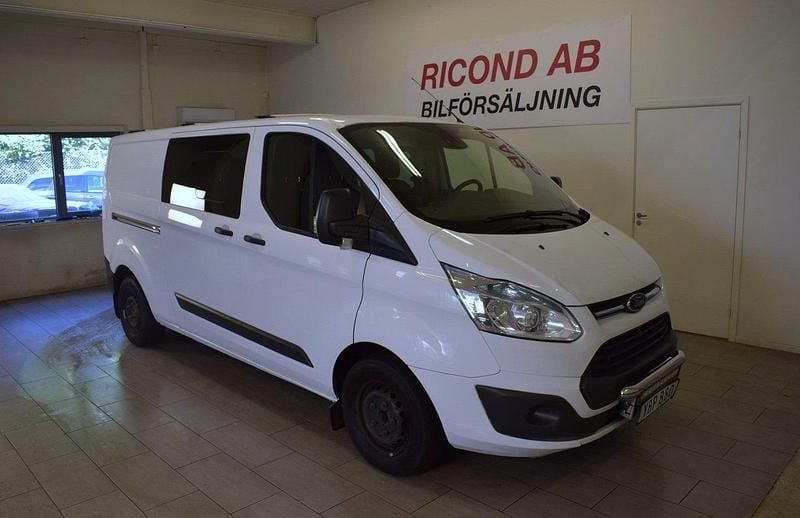 Vit Begagnad 2016 Ford Transit Custom Van | 149 900 kr - Bild 1/4