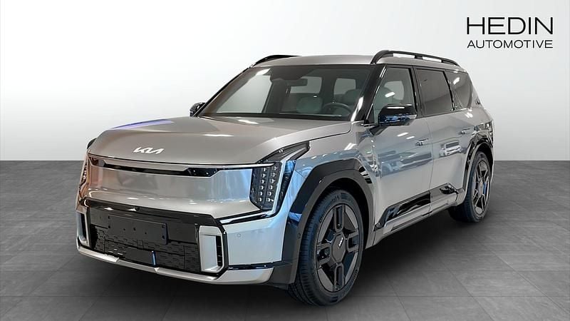 Grå Ny 2025 Kia EV9 GT-Line SUV | 789 900 kr - Bild 1/4