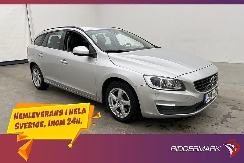 Silver Begagnad 2018 Volvo V60 Standard Kombi | 194 990 kr (Bra pris) - Bild 1/3
