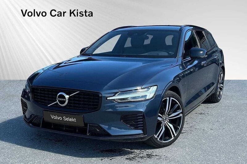 Blå Begagnad 2022 Volvo V60 R-Design Kombi | 379 900 kr (Marknadspris) - Bild 1/3