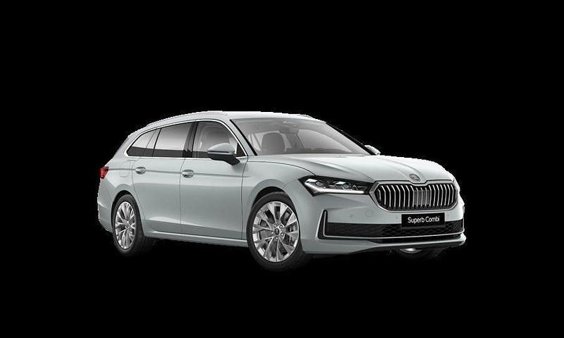 Pebble silver metallic Ny 2025 Skoda Superb Selection Kombi | 490 300 kr (Marknadspris) - Bild 1/4