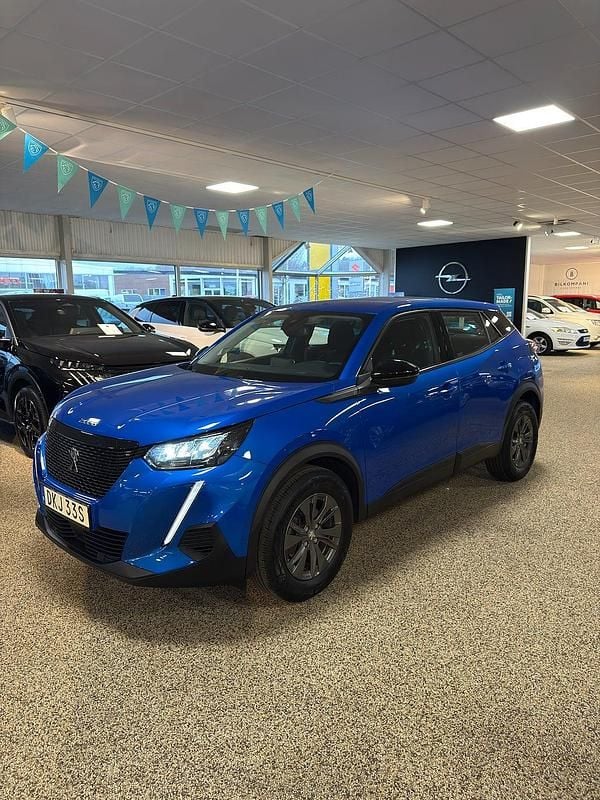 Blå Begagnad 2022 Peugeot 2008 SUV | 189 800 kr (Bra pris) - Bild 1/4
