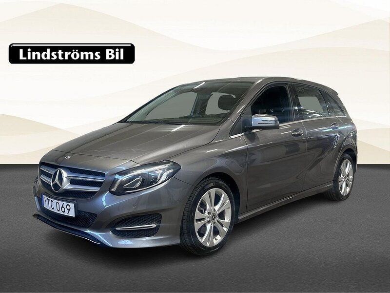 Mörkgrå Begagnad 2018 Mercedes B200 Minibuss | 229 900 kr - Bild 1/3
