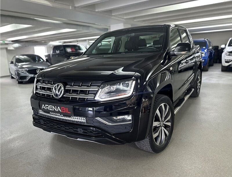Svart Begagnad 2019 VW Amarok Aventura Pickup | 449 900 kr (Lite dyr) - Bild 1/4