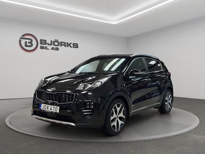 Svart Begagnad 2016 Kia Sportage GT-Line SUV | 148 500 kr (Marknadspris) - Bild 1/4