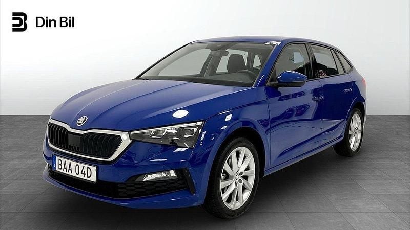 Blå Begagnad 2022 Skoda Scala Style Halvkombi | 214 500 kr (Marknadspris) - Bild 1/4