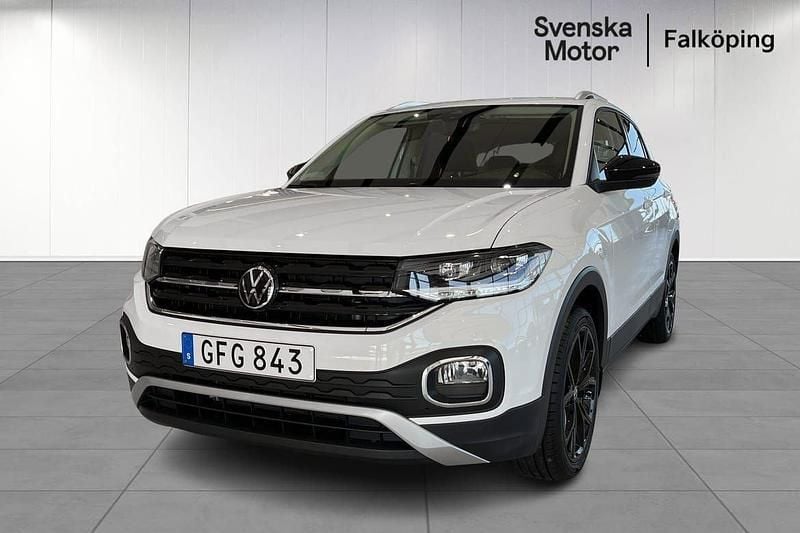 Vit Begagnad 2023 VW T-Cross GT SUV | 254 900 kr (Marknadspris) - Bild 1/4