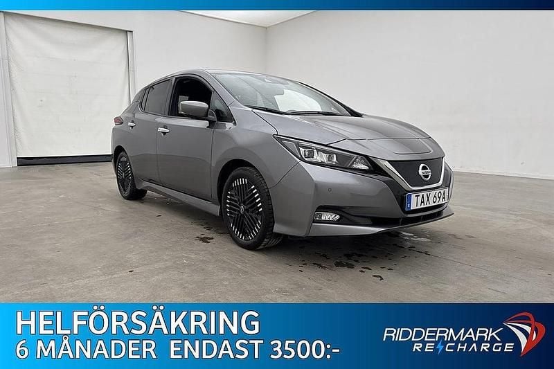 Grå Begagnad 2021 Nissan Leaf 360º Halvkombi | 149 800 kr (Bra pris) - Bild 1/3