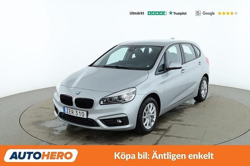 Begagnad BMW 218 Advantage 136 HK (100 kW) 2018 Silver Kombi