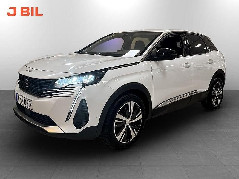 Vit Begagnad 2022 Peugeot 3008 Allure SUV | 229 900 kr (Bra pris) - Bild 1/3