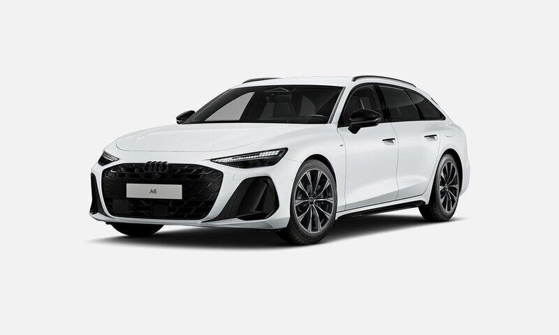 Glaciärvit metallic Ny 2025 Audi A6 S-Line Kombi | 759 900 kr - Bild 1/4