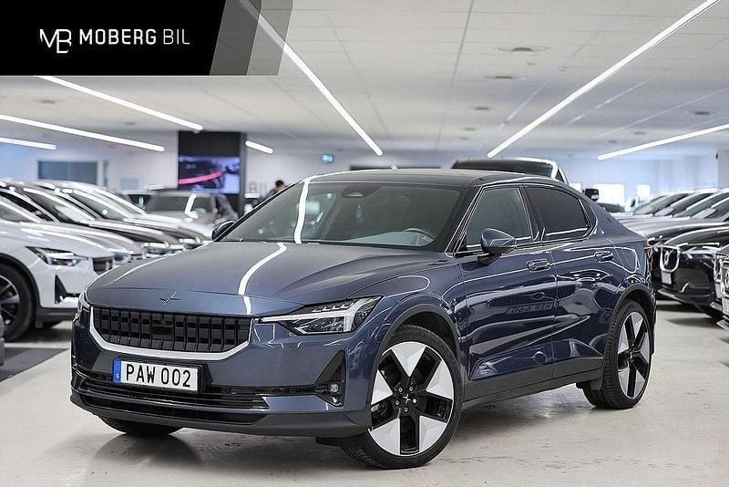 Mörkblå Begagnad 2022 Polestar 2 Pilot Sedan | 399 900 kr (Dyr) - Bild 1/3