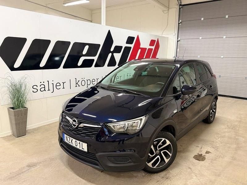Blå Begagnad 2019 Opel Crossland X Enjoy SUV | 119 500 kr (Bra pris) - Bild 1/4