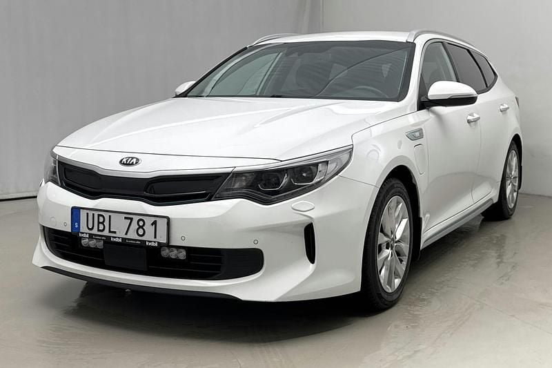 Vit Begagnad 2018 Kia Optima Advance Kombi | 193 000 kr (Marknadspris) - Bild 1/4