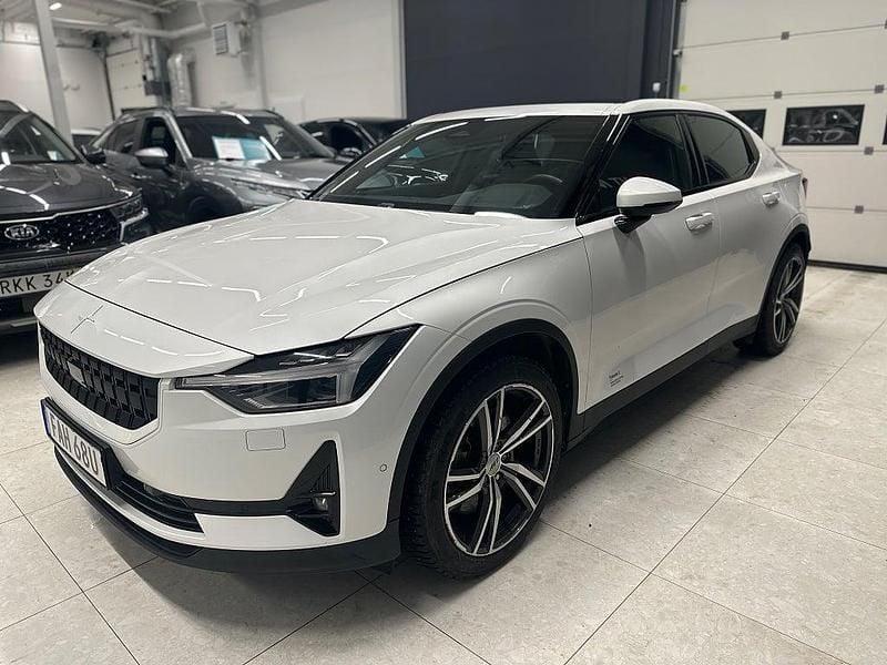 Begagnad Polestar 2 Long Range Dual motor 309 kW (421 HK) 2021 Vit Halvkombi