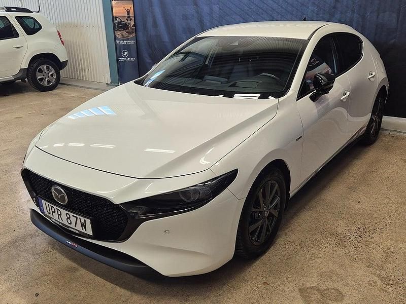 Begagnad Mazda 3 122 HK (89 kW) 2019 Vit Halvkombi