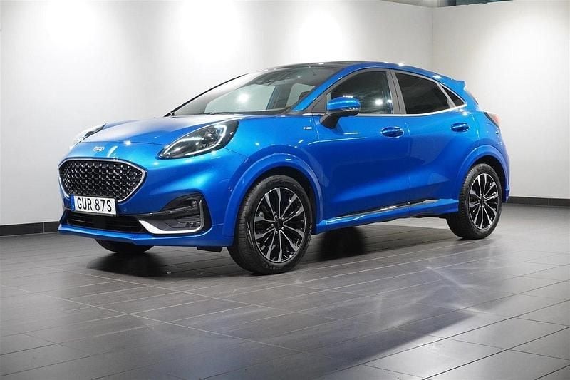 Blå Begagnad 2020 Ford Puma ST-Line Halvkombi | 229 900 kr - Bild 1/4