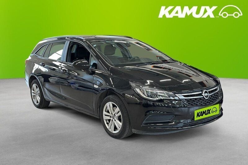 Svart Begagnad 2018 Opel Astra Enjoy Kombi | 132 900 kr (Bra pris) - Bild 1/3