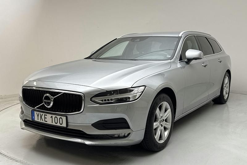 Silver Begagnad 2017 Volvo V90 Business Edition Kombi | 214 900 kr (Marknadspris) - Bild 1/4