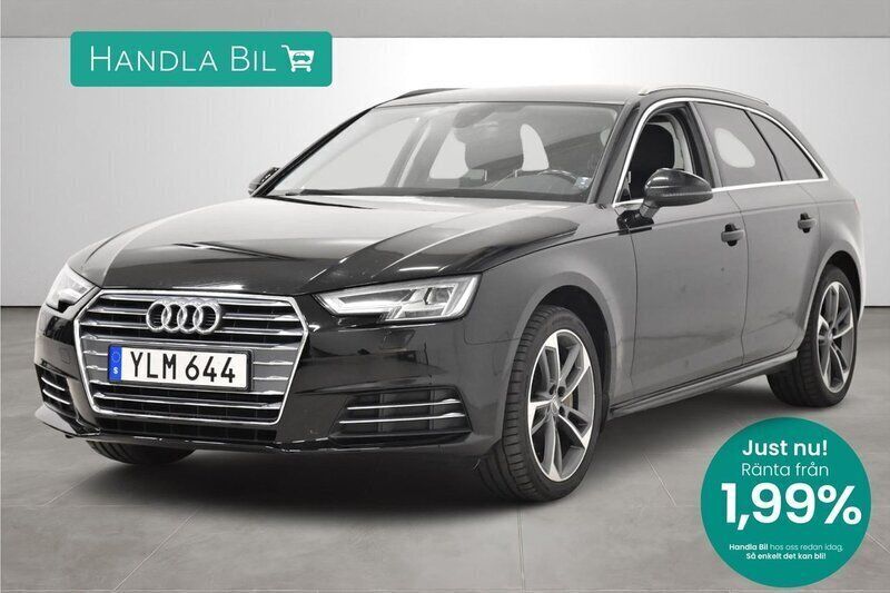 Svart Begagnad 2017 Audi A4 Proline Kombi | 179 900 kr (Marknadspris) - Bild 1/3
