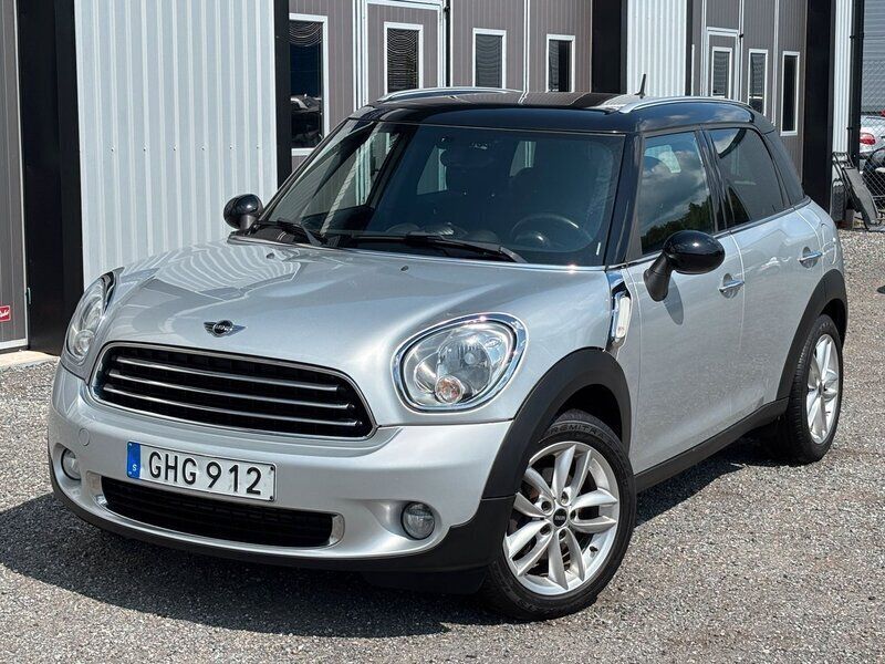 Silver Begagnad 2014 Mini Cooper D Countryman Chili SUV | 94 800 kr (Superpris) - Bild 1/4