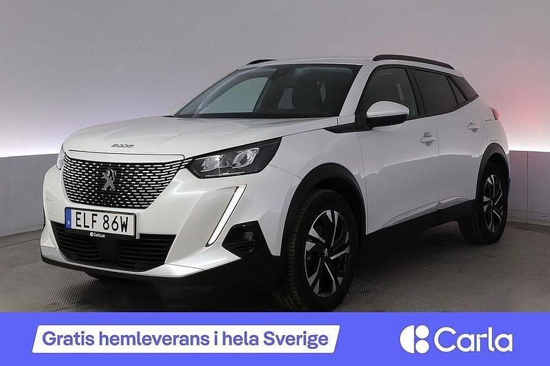 Begagnad Peugeot e-2008 Allure 100 kW (136 HK) 2021 Vit SUV