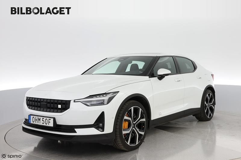 Vit Begagnad 2022 Polestar 2 Performance Halvkombi | 399 800 kr (Bra pris) - Bild 1/4