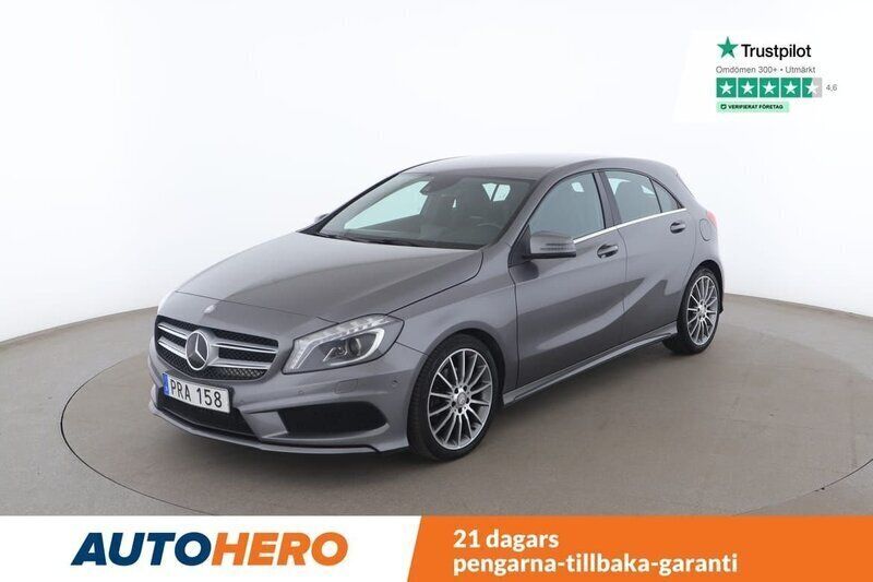 Mörkgrå Begagnad 2015 Mercedes A200 AMG Halvkombi | 153 000 kr (Marknadspris) - Bild 1/4