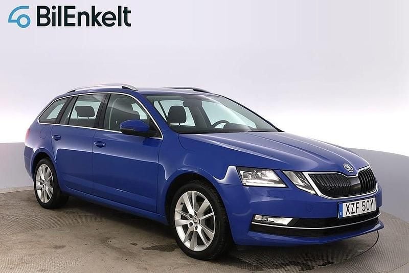 Begagnad Skoda Octavia Style 151 HK (111 kW) 2019 Blå Kombi