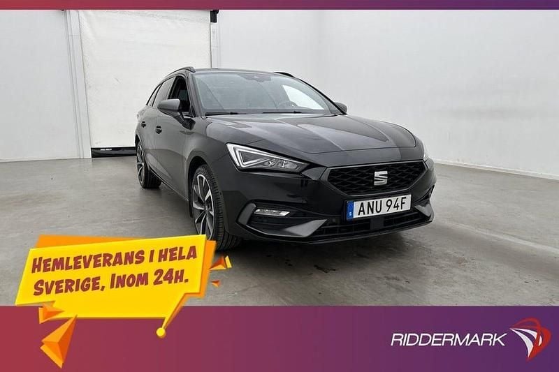 Svart Begagnad 2021 Seat Leon FR Kombi | 229 800 kr (Lite dyr) - Bild 1/3