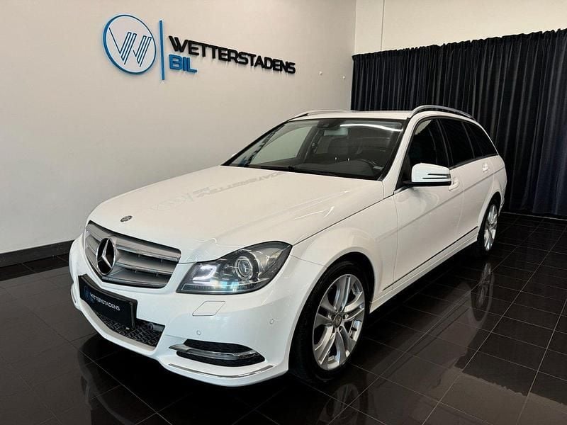 Vit Begagnad 2013 Mercedes C220 Avantgarde Kombi | 99 900 kr (Marknadspris) - Bild 1/4