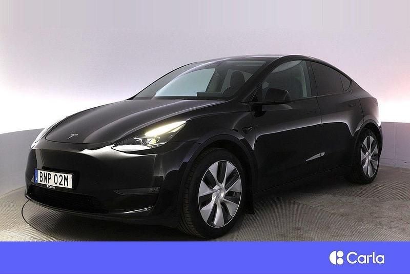Svart Begagnad 2022 Tesla Model Y Long Range SUV | 344 900 kr - Bild 1/4