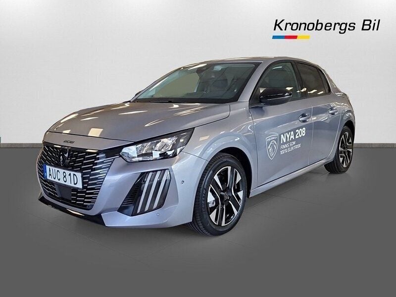 Grå Begagnad 2024 Peugeot 208 Allure Halvkombi | 299 900 kr - Bild 1/4