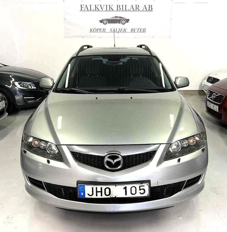 Grå Begagnad 2007 Mazda 6 Touring Kombi | 29 900 kr (Marknadspris) - Bild 1/4