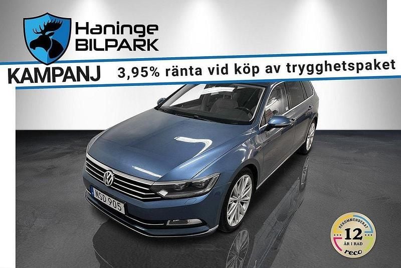 Blå Begagnad 2015 VW Passat Executive Kombi | 159 995 kr (Bra pris) - Bild 1/2