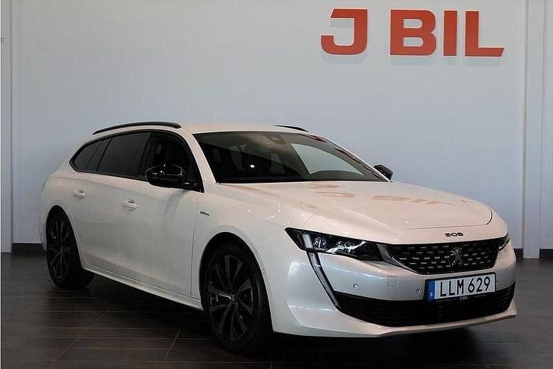 Vit Begagnad 2020 Peugeot 508 SW GT-line Kombi | 209 900 kr (Marknadspris) - Bild 1/4