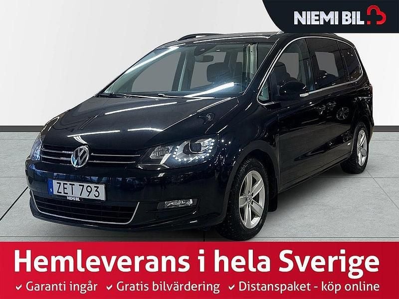 Svart Begagnad 2018 VW Sharan S Minibuss | 239 900 kr (Marknadspris) - Bild 1/3