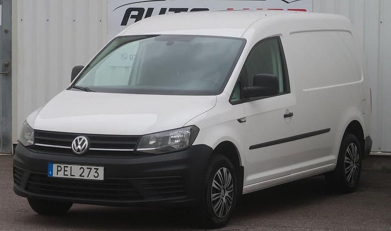 Vit Begagnad 2017 VW Caddy Maxi Minibuss | 79 900 kr (Dyr) - Bild 1/4