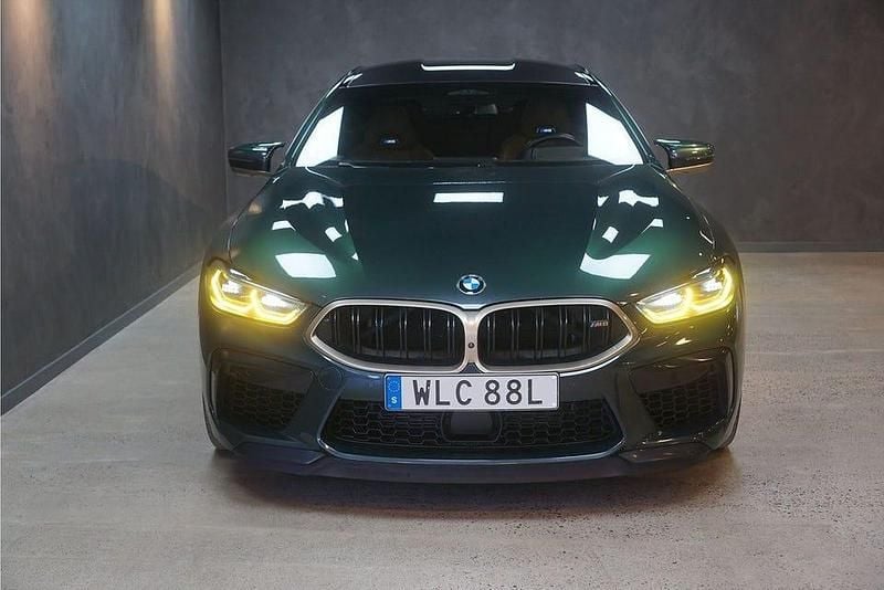 Begagnad BMW M8 Competition Edition 626 HK (460 kW) 2020 Grön metallic Sportkupé