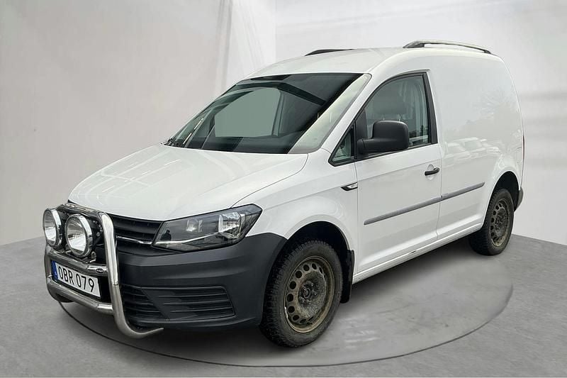Vit Begagnad 2016 VW Caddy Minibuss | 115 000 kr (Superpris) - Bild 1/4