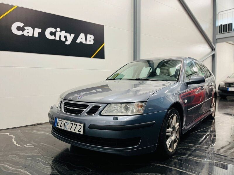 Ljusbrun Begagnad 2007 Saab 9-3 Linear Kombi | 49 900 kr (Marknadspris) - Bild 1/4