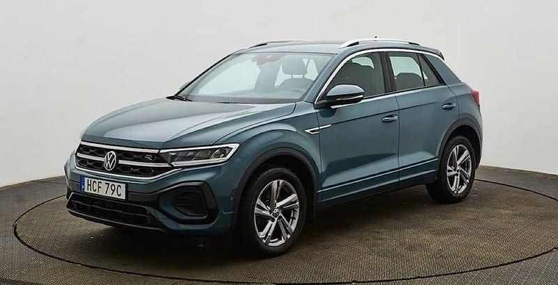 Begagnad VW T-Roc R-line 150 HK (110 kW) 2024 Petroleum blue metallic SUV