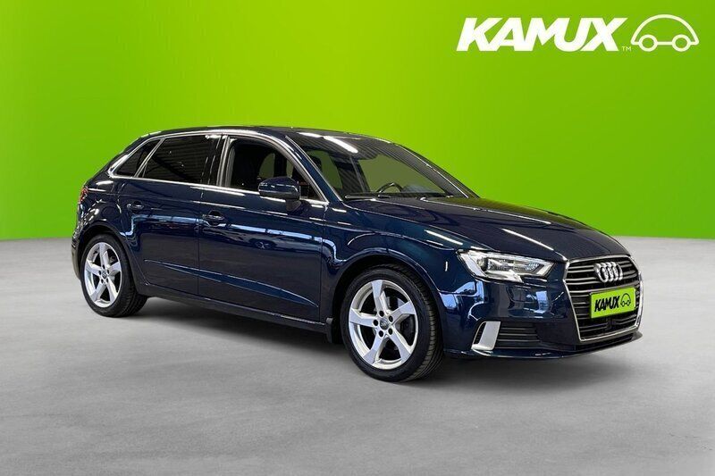 Blå Begagnad 2017 Audi A3 Sportback Proline Halvkombi | 149 800 kr (Bra pris) - Bild 1/3
